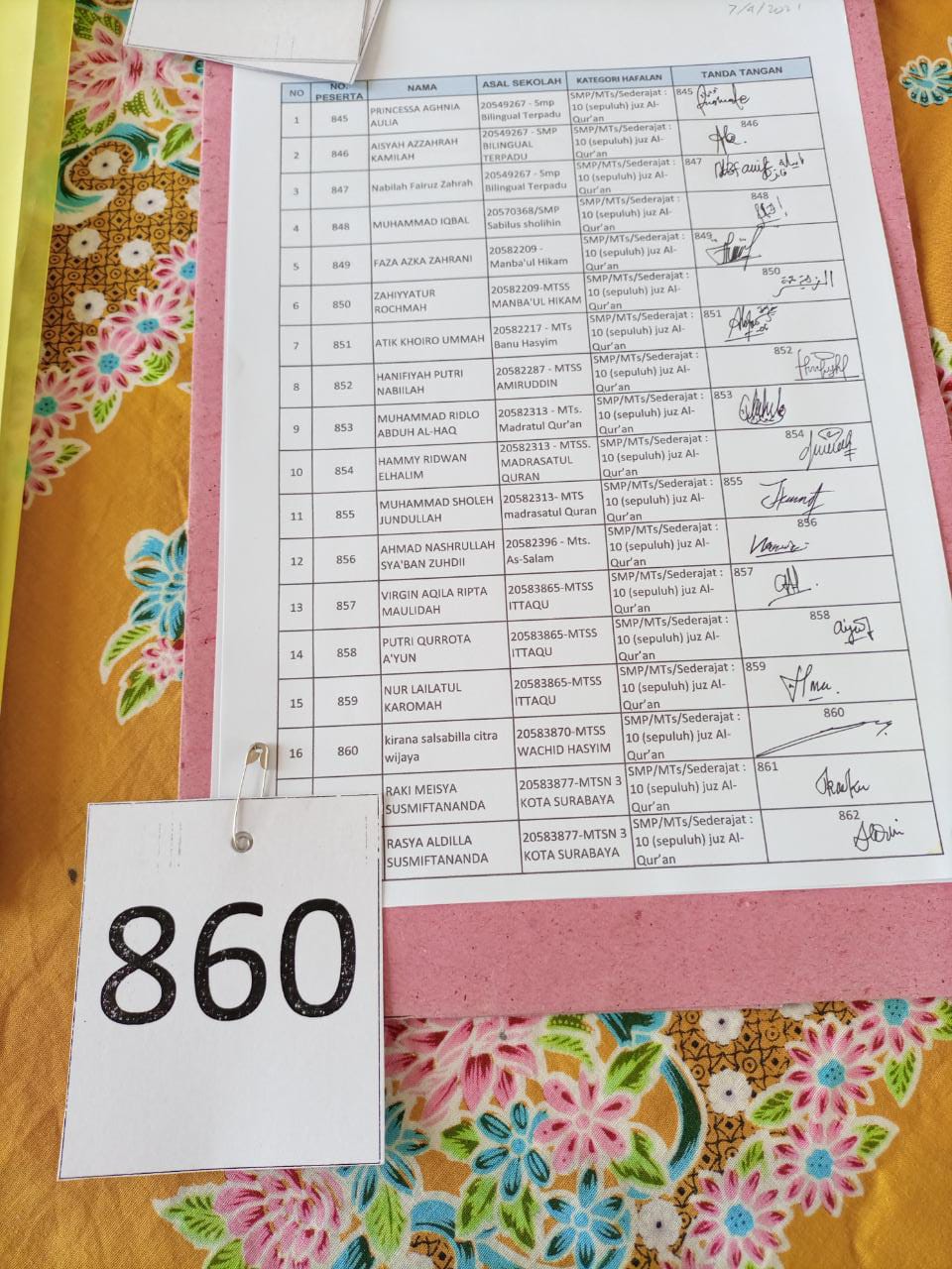 beasiswa tahfid 6