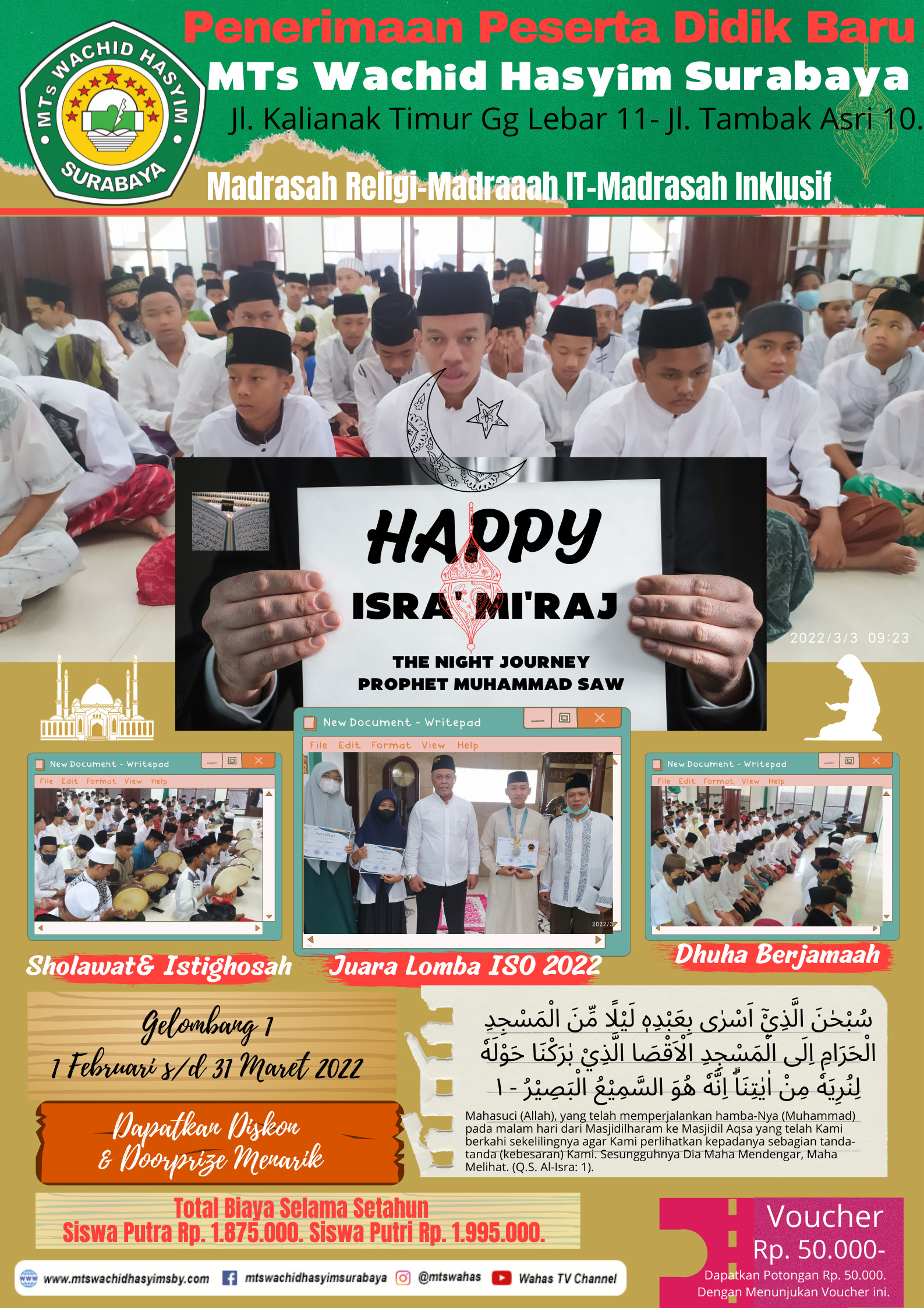 POSTER ISRA MIRAJ