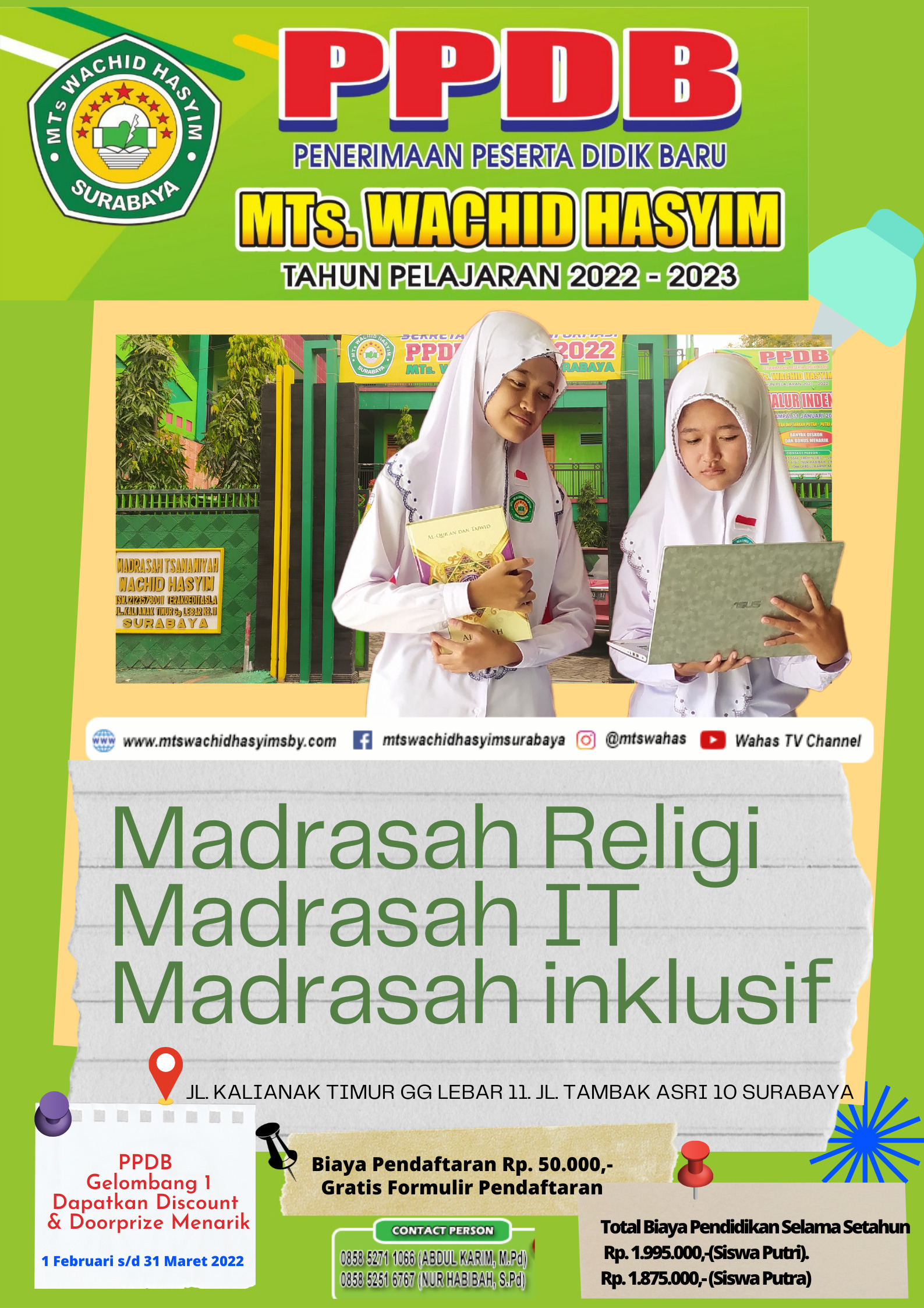 POSTER MADRASAH RELIGI IT INKLUSIF