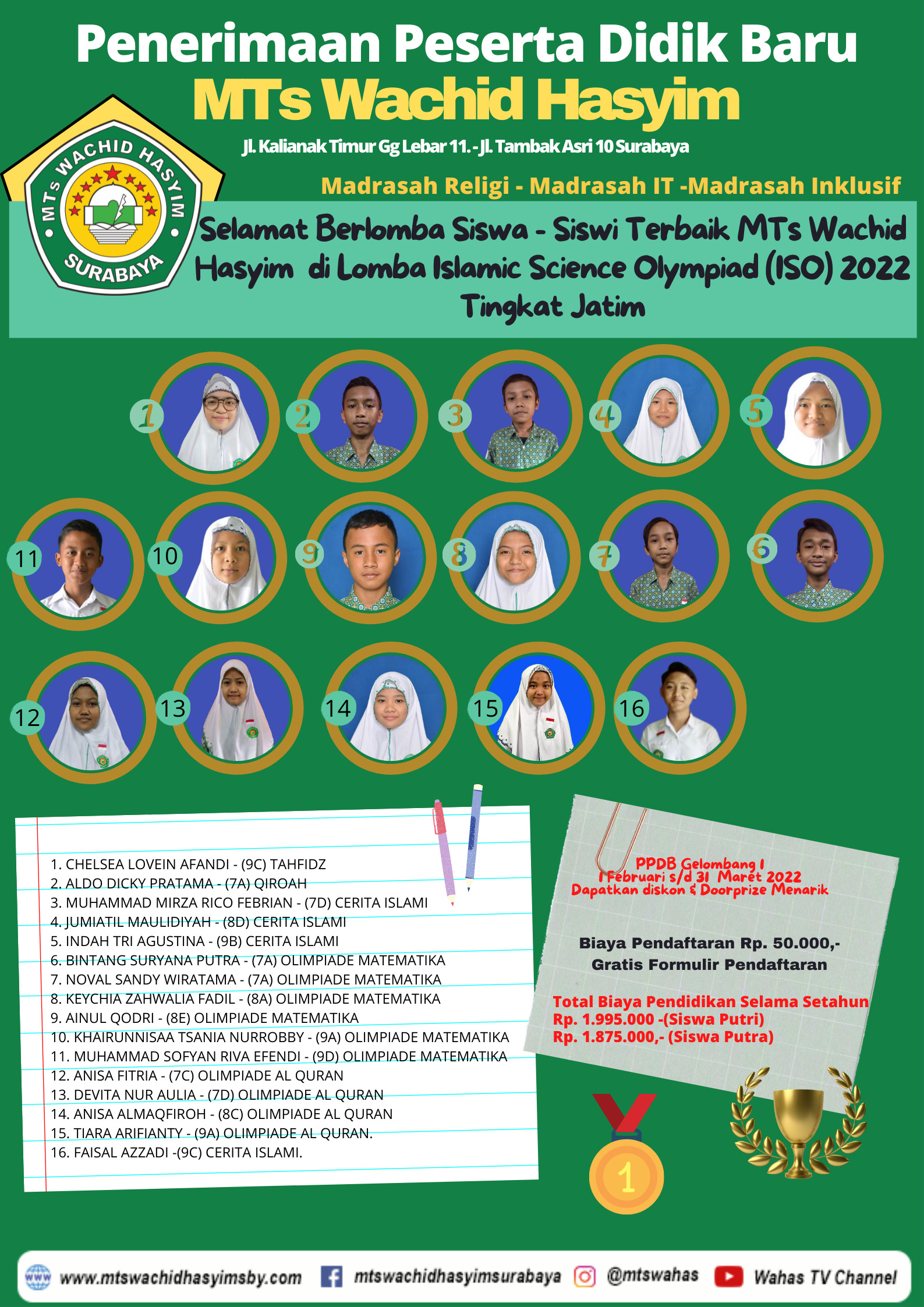 POSTER PESERTA LOMBA ISO